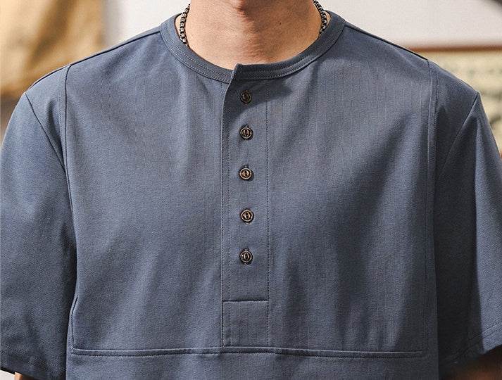 Heritage Buttoned Tee