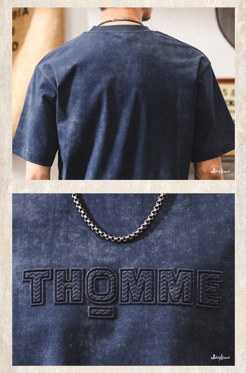 Tie-dyed 3D Printed Loose Fit T-shirt