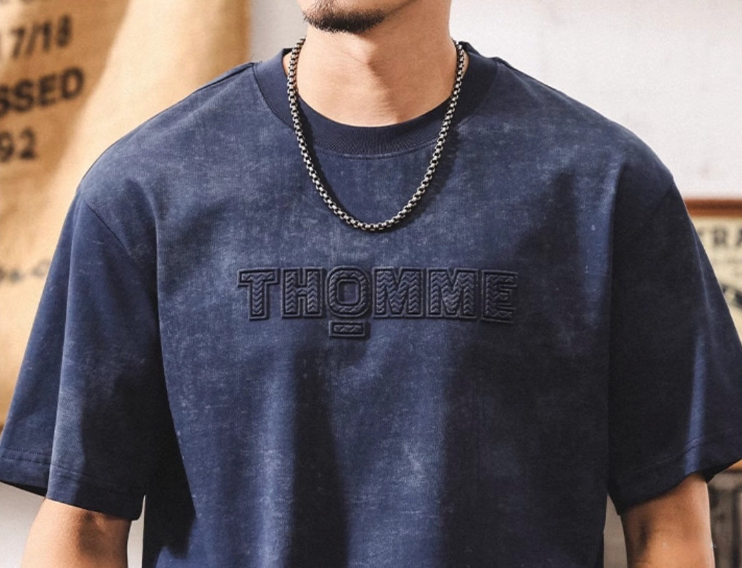 Tie-dyed 3D Printed Loose Fit T-shirt