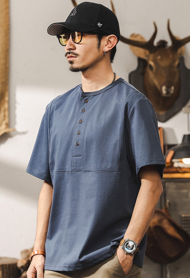 Heritage Buttoned Tee