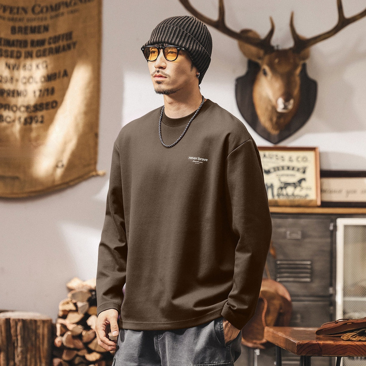 Combed Cotton Sweatshirt
