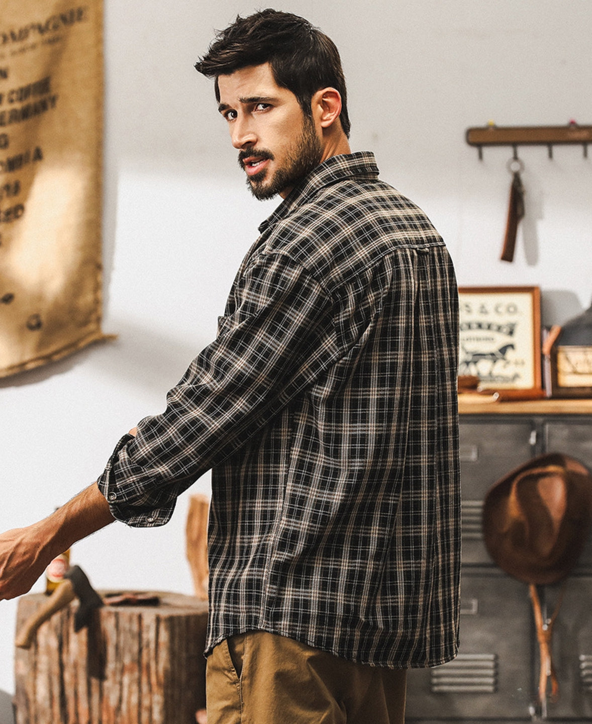 Timber Plaid Tweed Shirt