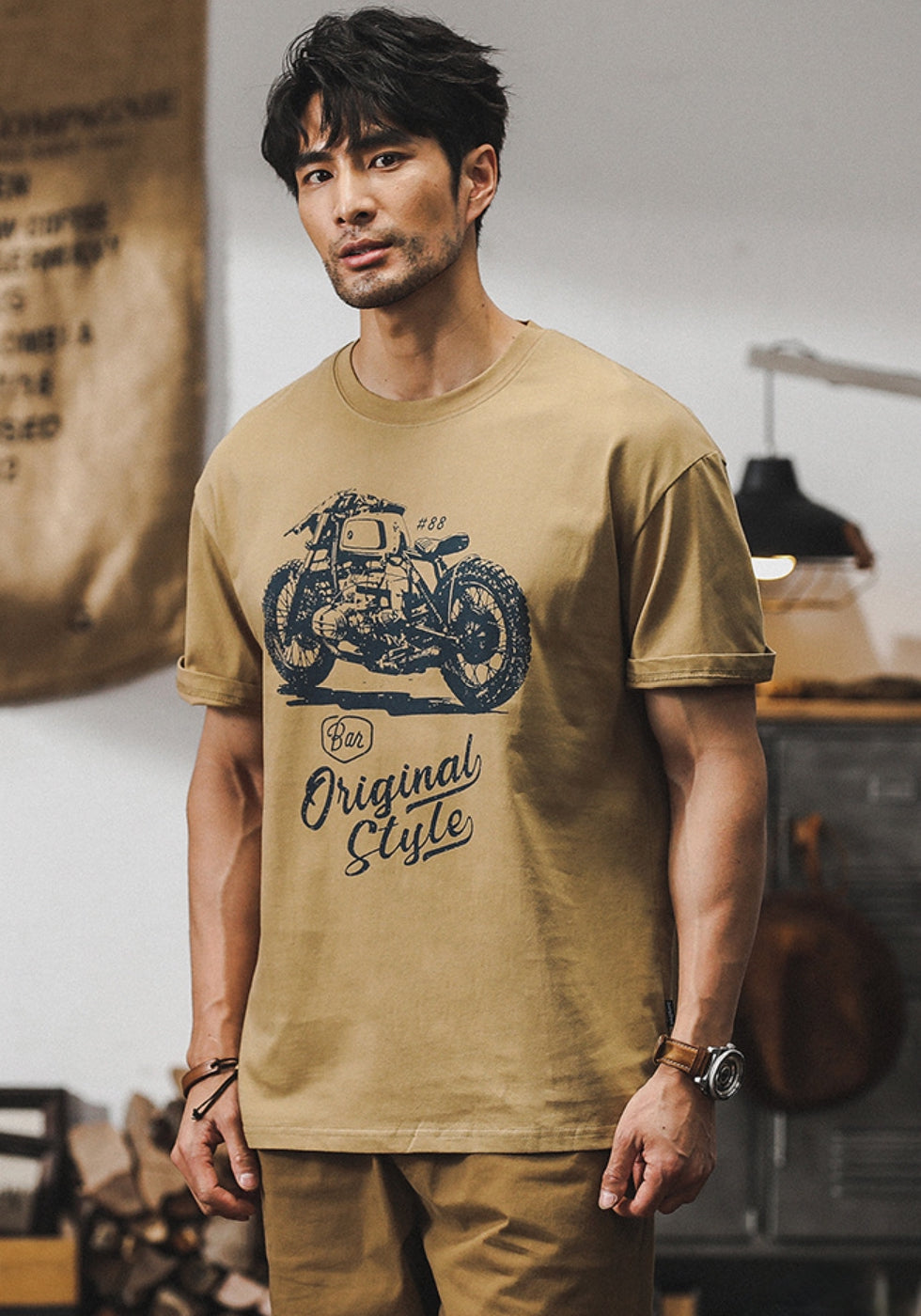 Vintage Moto Rider Tee