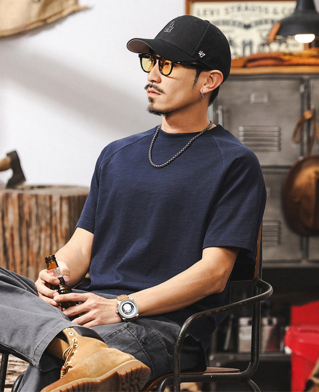 Midnight Coast Cotton Tee