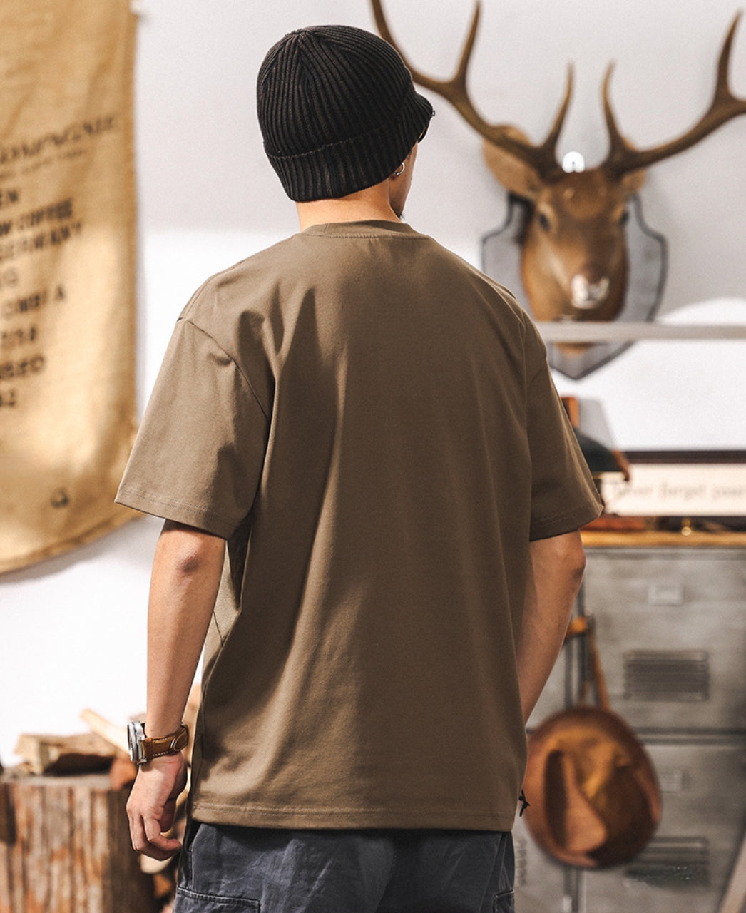 Urban Brown Pocket Tee