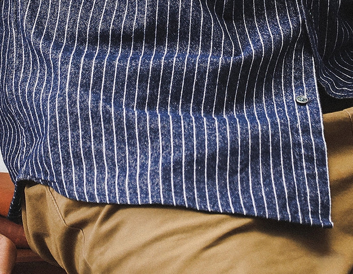 Indigo Tweed Shirt