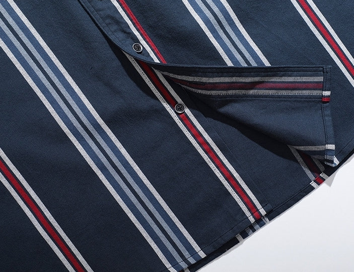 Harbor Stripe Tweed Shirt