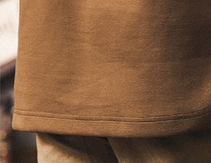 Rugged Winter Henley T Shirt