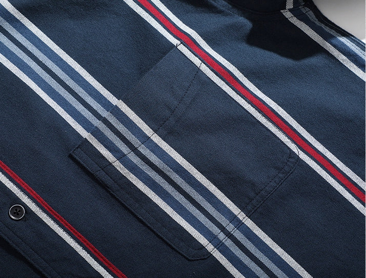 Harbor Stripe Tweed Shirt