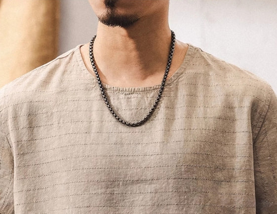 Textured Stitch Crew Tee in Desert Sand