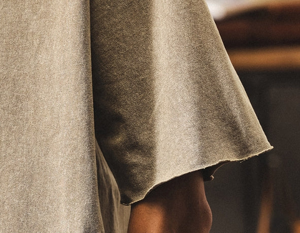 Urban Drift Henley Tee With Raglan Sleeves