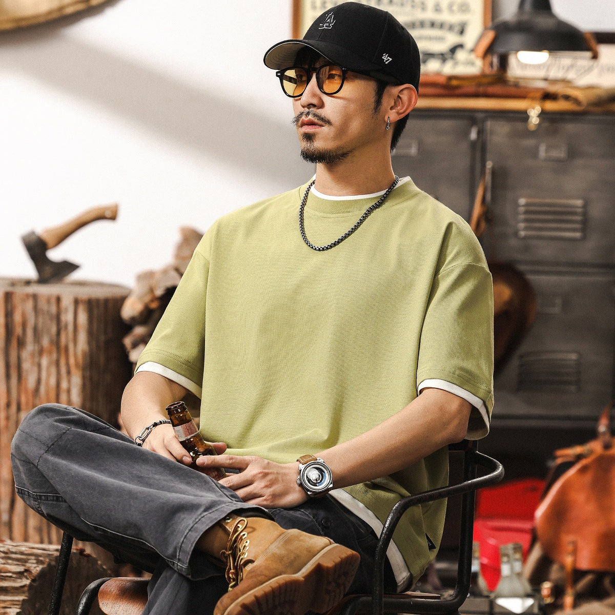 Urban Dual-Layer Street Tee