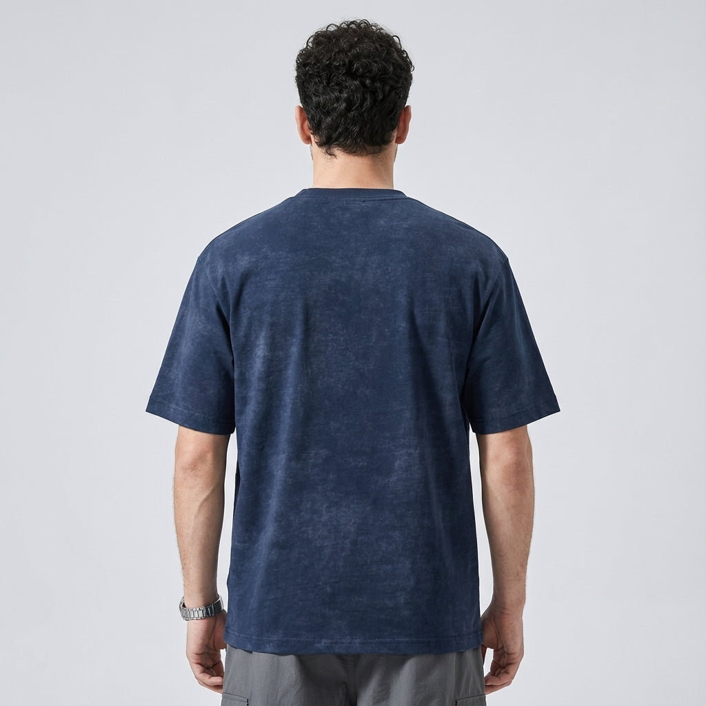 Tie-dyed 3D Printed Loose Fit T-shirt