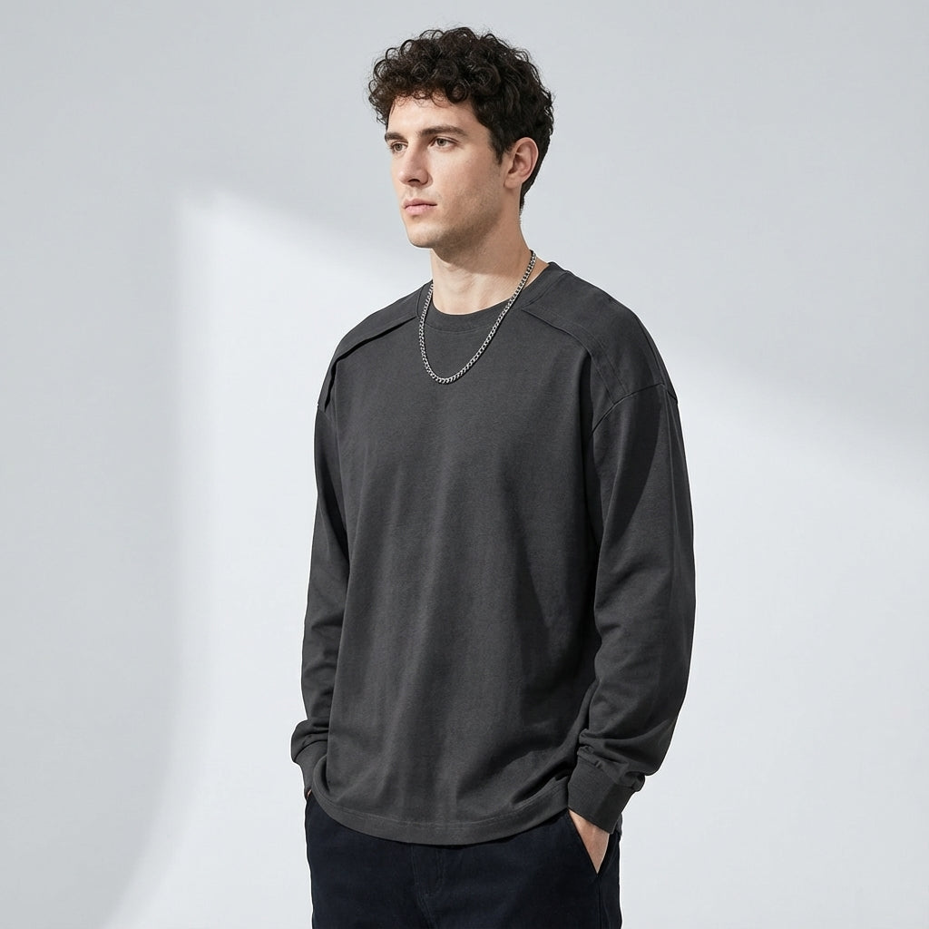 Rogue Panel Tee in Dark Gray