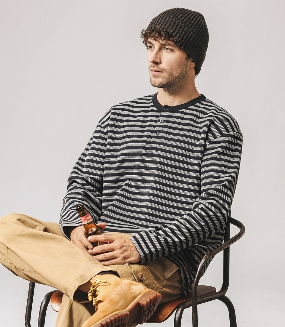 Sailor’s Stripe Henley Tee