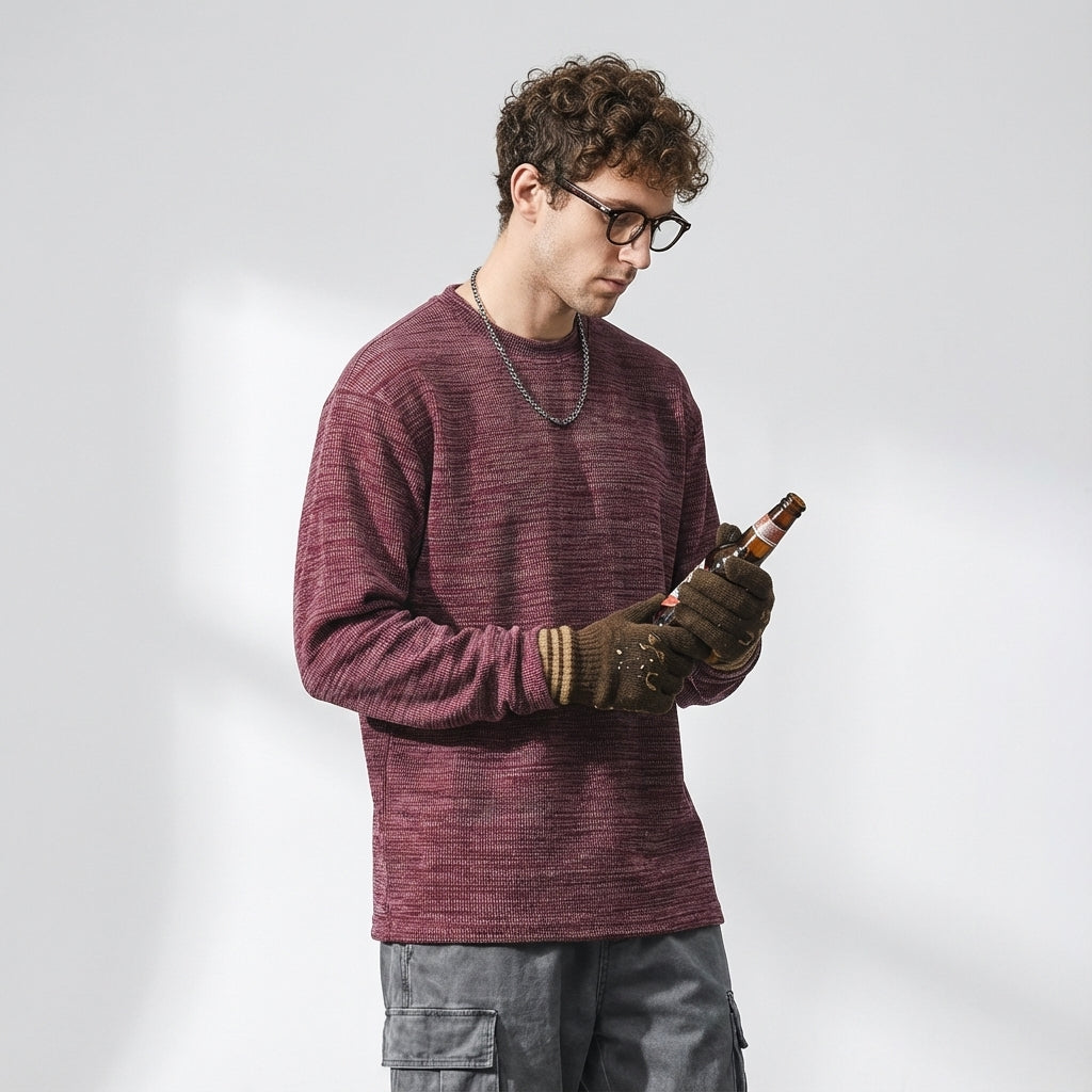 Jacquard Woven Winter Tee