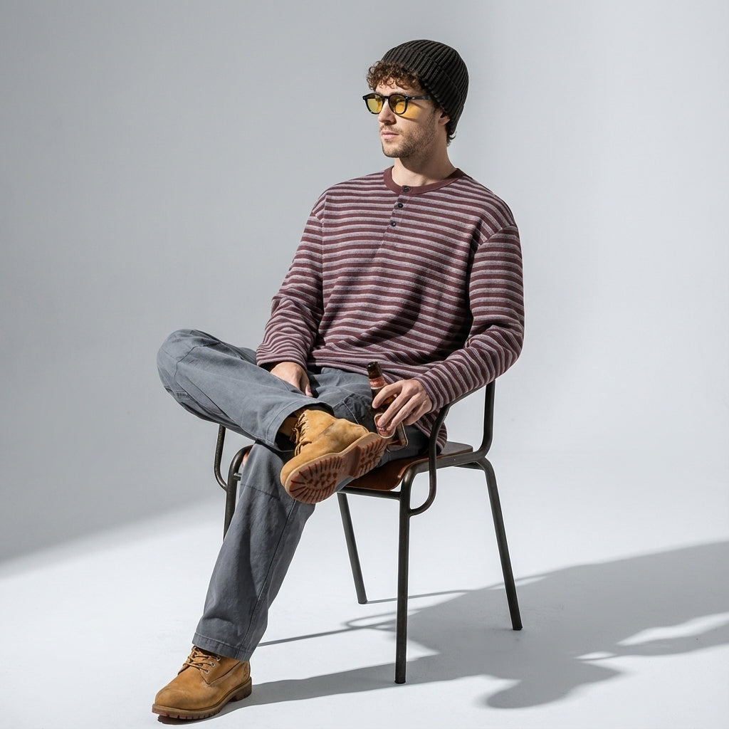 Sailor’s Stripe Henley Tee