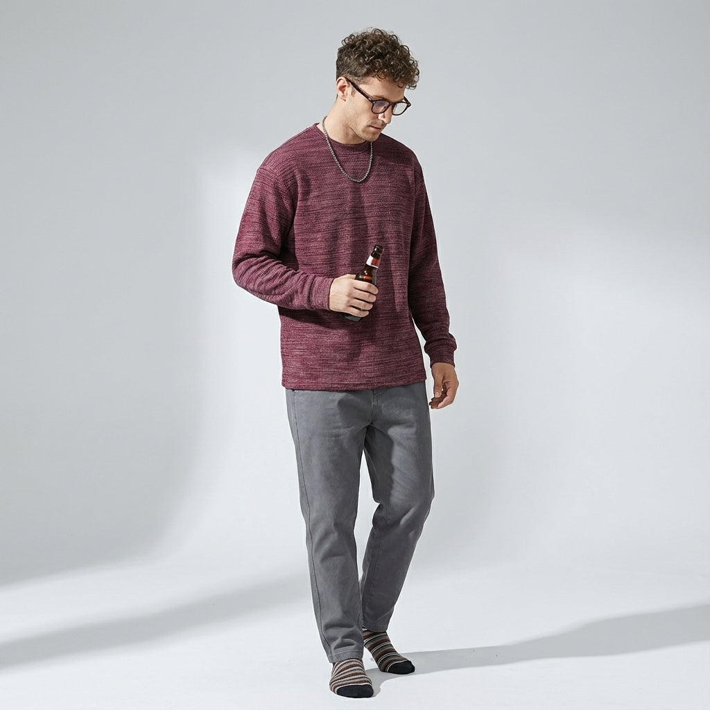 Jacquard Woven Winter Tee