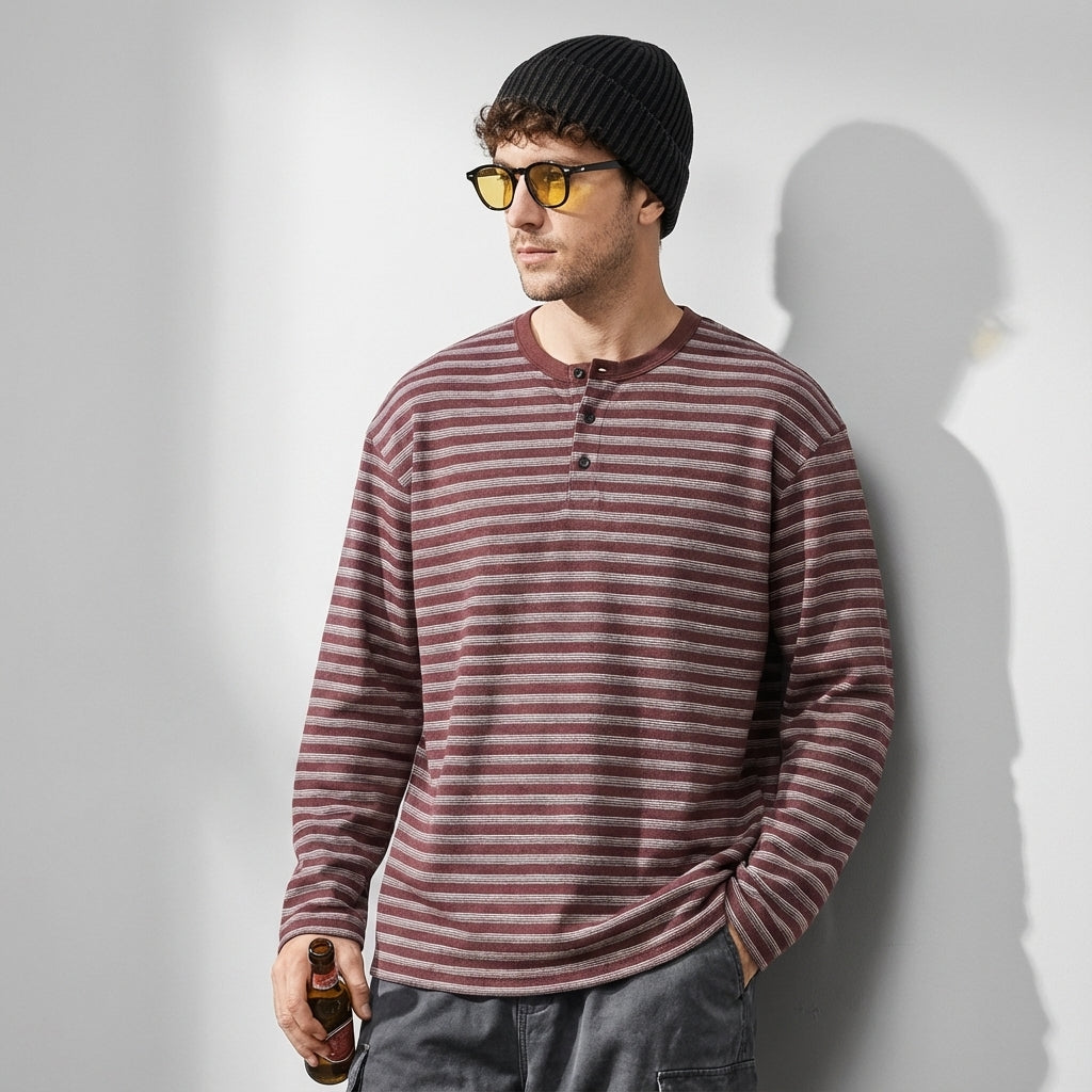 Sailor’s Stripe Henley Tee
