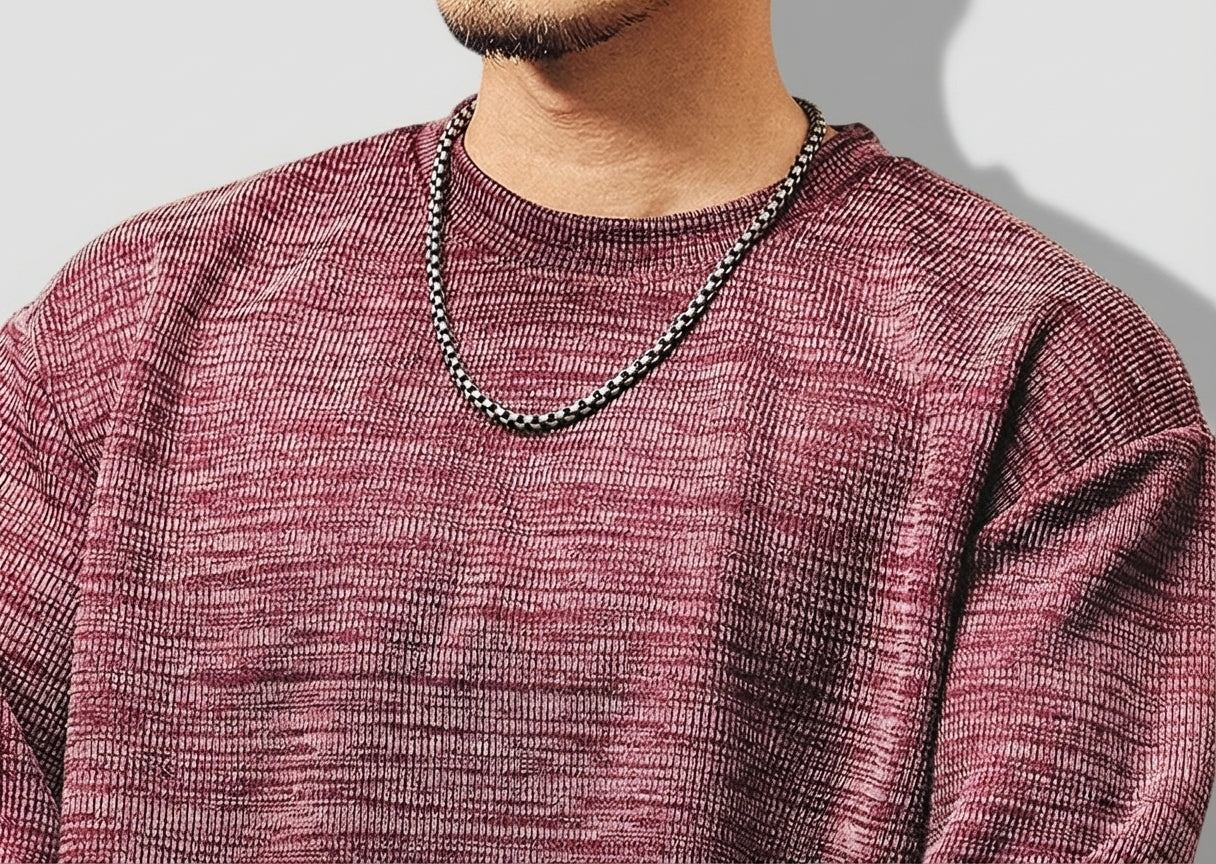 Jacquard Woven Winter Tee