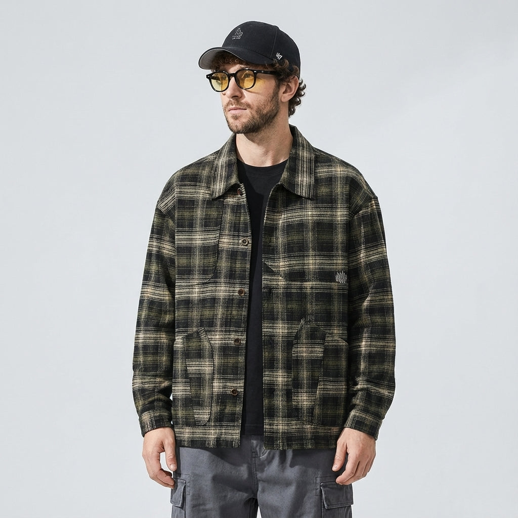 Classic Plaid Layering Winter Shirt