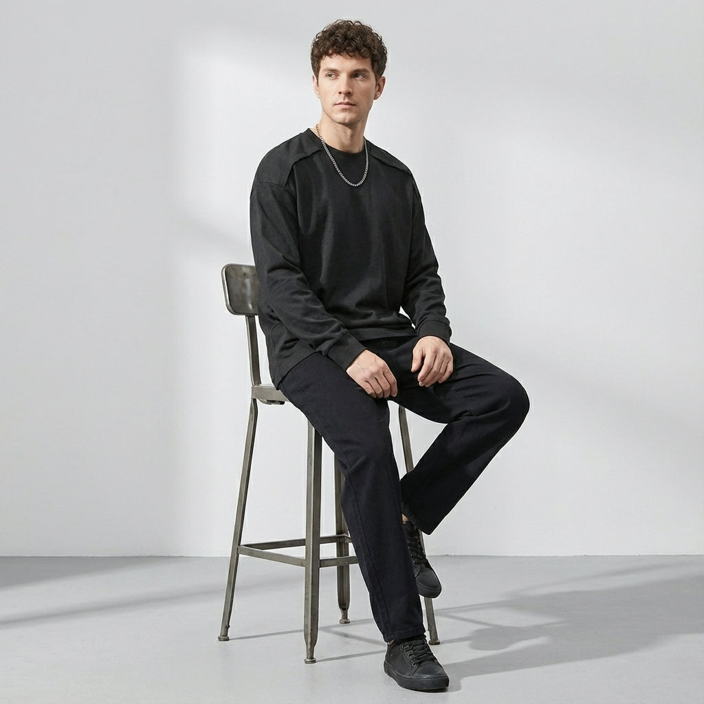 Rogue Panel Tee in Dark Gray