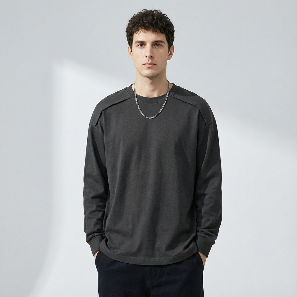 Rogue Panel Tee in Dark Gray