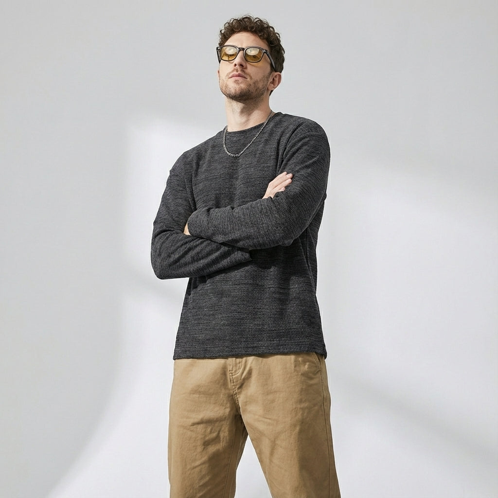 Jacquard Woven Winter Tee