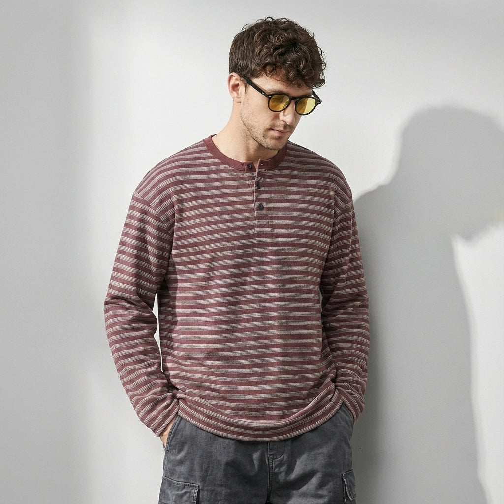 Sailor’s Stripe Henley Tee